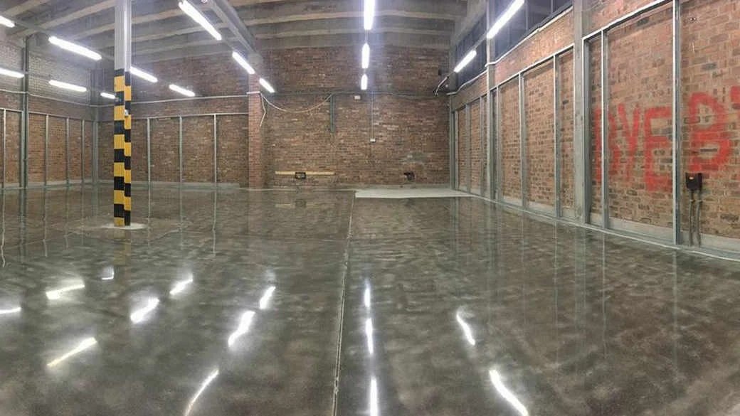After - polished concrete overlay