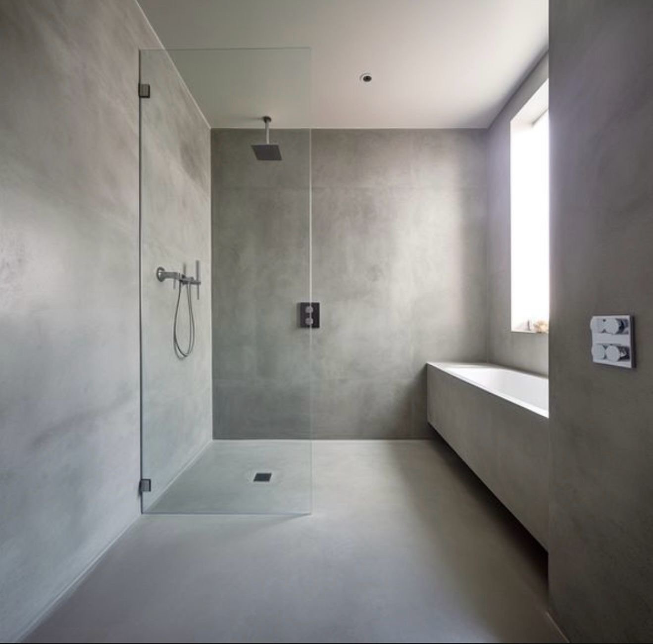 Microcement bathroom